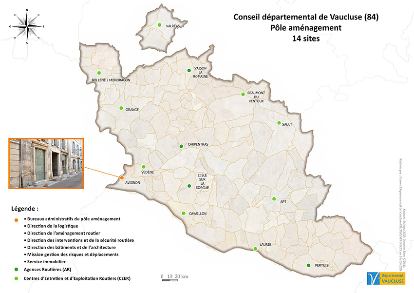 Carte des agences et centres routiers - Agrandir l'image (fenêtre modale)