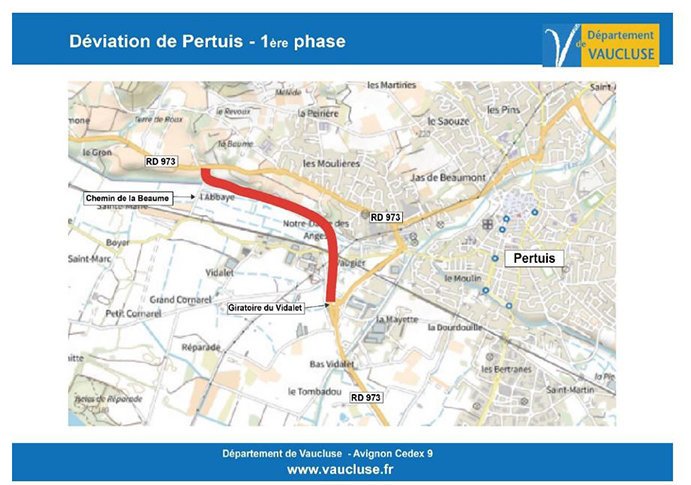 Plan de la déviation - Agrandir l'image (fenêtre modale)