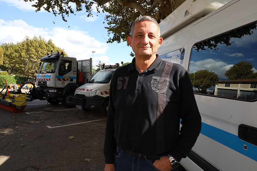 Jean-Firmin Bardisa est chef de l’agence routière de Vaison-la-Romaine. - Agrandir l'image (fenêtre modale)