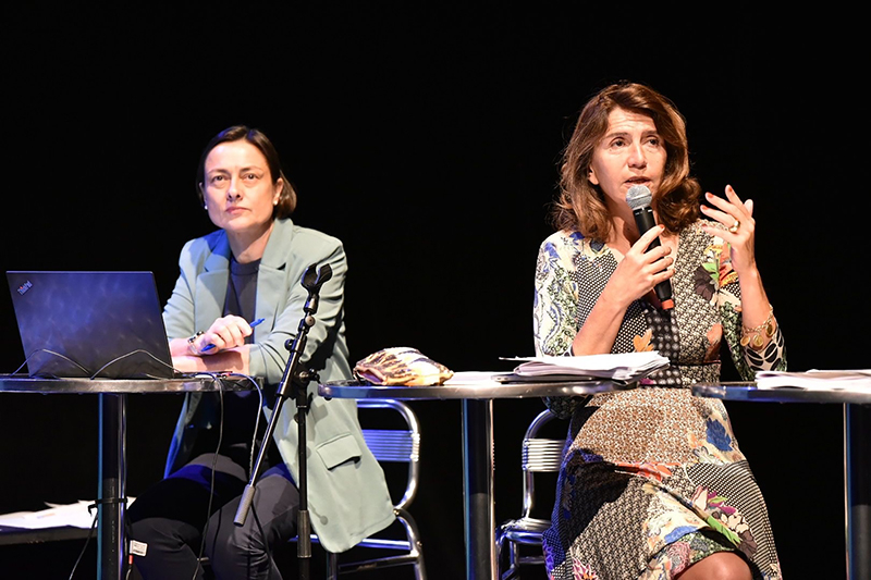 La Présidente Dominique Santoni et Caroline Leuret, Directrice de l’agence technique départementale. - Agrandir l'image (fenêtre modale)