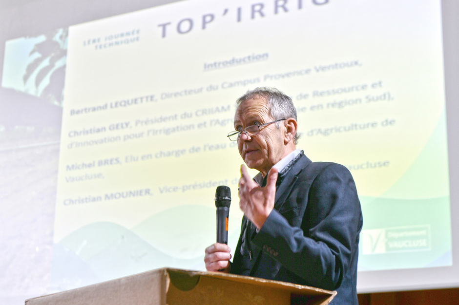  Christian Mounier, Vice-président chargé de l’Agriculture, de l’Eau et de l’Alimentation. - Agrandir l'image (fenêtre modale)